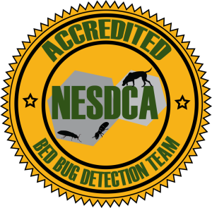 Accredited NESDCA Bed Bug Detection Team Logo